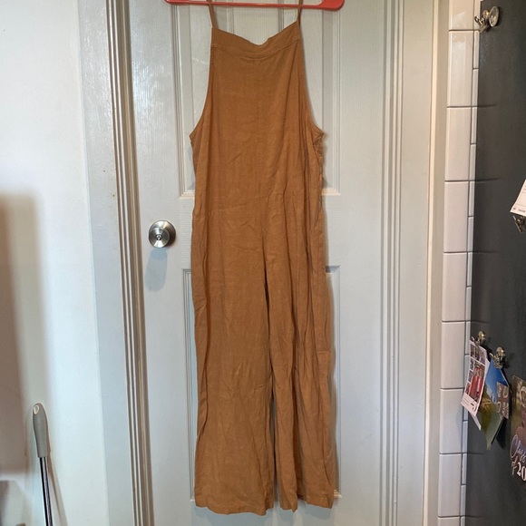 Carly Jean Los Angeles Pants - Dune Jumpsuit- Amber